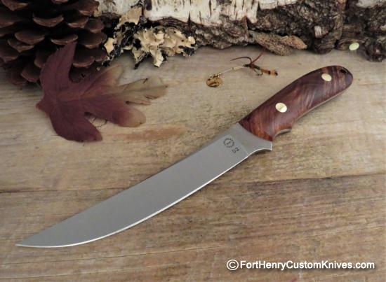 Bob Dozier - Rare Filet Knife - Rosewood Burl