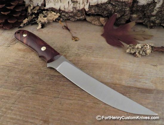 Bob Dozier - Rare Filet Knife - Rosewood Burl - Image 5