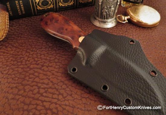 Dan Crotts - Presentation Custom Caper - Stainless Damascus - Image 6