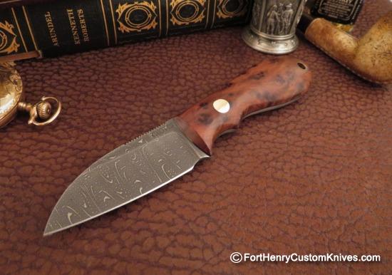 Dan Crotts - Presentation Custom Caper - Stainless Damascus