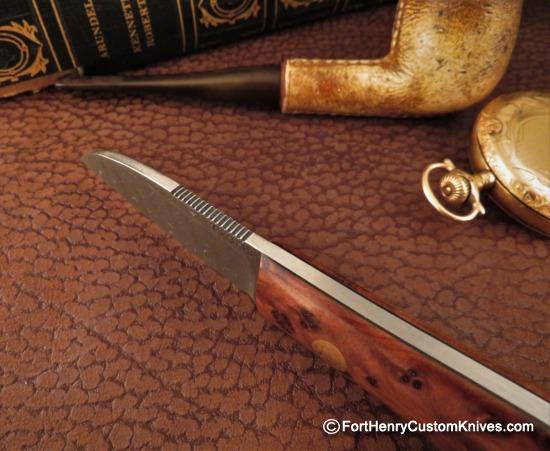 Dan Crotts - Presentation Custom Caper - Stainless Damascus - Image 3