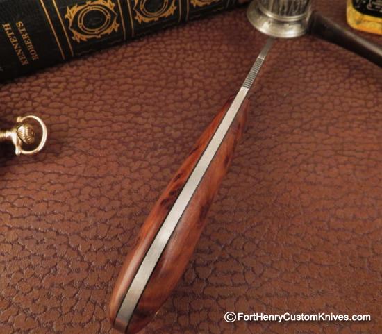 Dan Crotts - Presentation Custom Caper - Stainless Damascus - Image 4