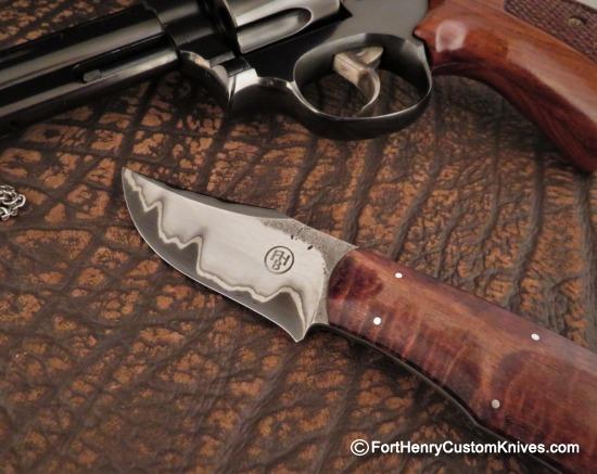 Curt Haaland / Free Hill Blades - San Mai Trapper - Hand Forged - Image 2