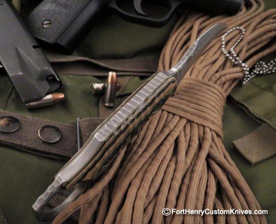 Ken Vehikite / Black Roc Knives - Custom K-Bit Scarab - Image 2