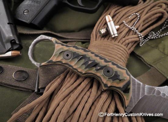 Ken Vehikite / Black Roc Knives - Custom K-Bit Scarab - Image 3