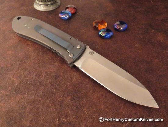 Bob Dozier - Custom Framelock Folding Hunter - Small - Image 6