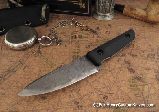 Kiku Matsuda - Rare Custom EDC - Neck Knife - San Mai