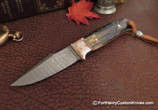 WD Pease - Gentleman's Harpoon Hunter - Mammoth / Stainless Damascus