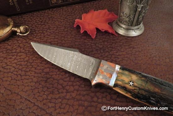 WD Pease - Gentleman's Harpoon Hunter - Mammoth / Stainless Damascus - Image 2