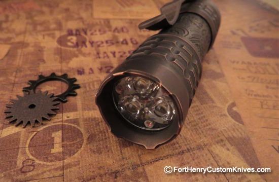 Ti2Design / Mike Bond - Custom Copper Pele Light - Paisley Engraving - Image 6