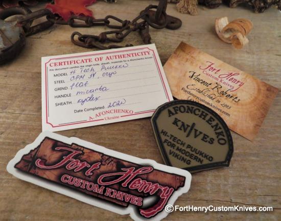 Aleksandr Afonchenko - Custom Hi Tech Puukko - CPM 3V - Image 8