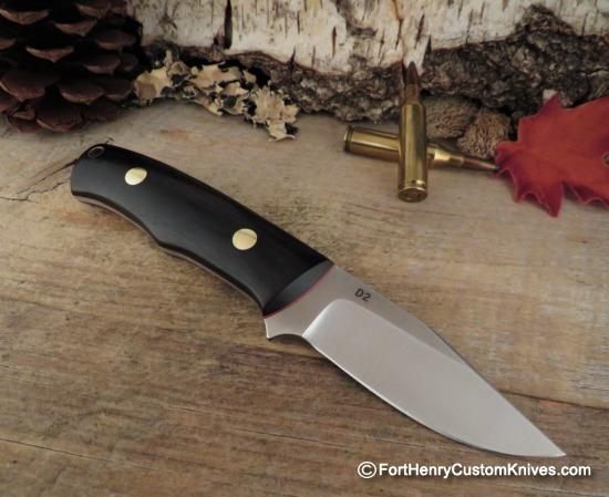 Dan Crotts - Custom Clip Point - African Blackwood - Image 5