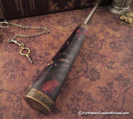 Georgi Menchev - Custom Puukko - RWL34 / Maple Burl - Image 3