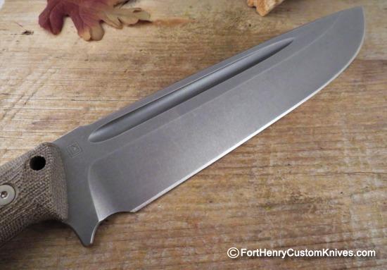 Nathan Carothers - Medium Chopper - Green Micarta - Image 7