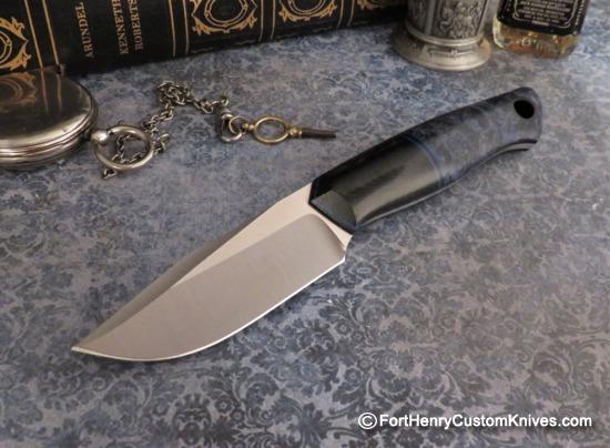 Joshua Gallardo Knives -  Custom Pocket Buddy - Box Elder Burl