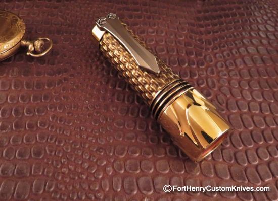 Focus Works EDC - Eryx F1 Flashlight - Polished Brass