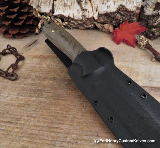 Bob Dozier - Custom Wilderness - (Shop Variant) - Green Micarta - Image 7