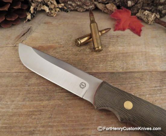 Bob Dozier - Custom Wilderness - (Shop Variant) - Green Micarta - Image 2
