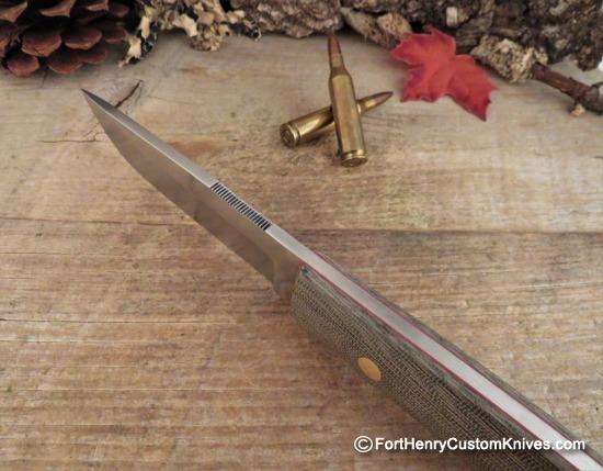 Bob Dozier - Custom Wilderness - (Shop Variant) - Green Micarta - Image 3