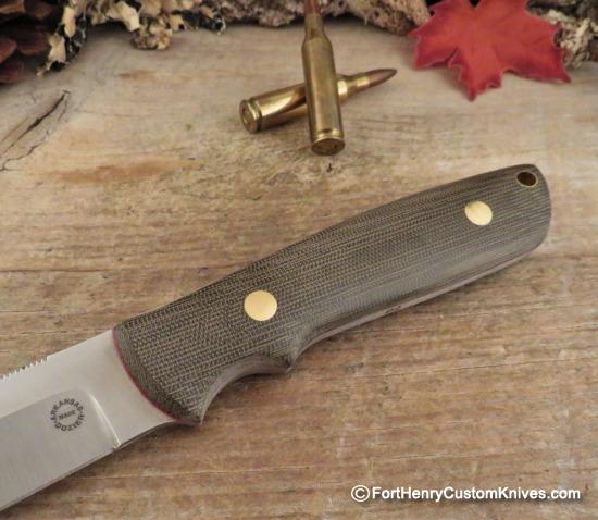 Bob Dozier - Custom Wilderness - (Shop Variant) - Green Micarta - Image 5