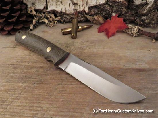 Bob Dozier - Custom Wilderness - (Shop Variant) - Green Micarta - Image 6
