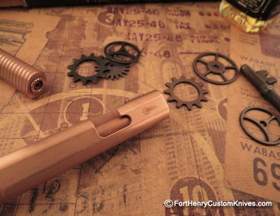 Darriel Caston - D Rocket Bolt Action Pen V2 - Solid Copper - Two Sizes - Image 3