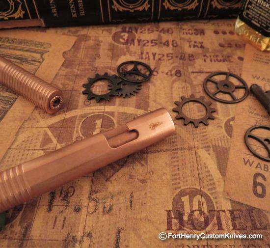 Darriel Caston - D Rocket Bolt Action Pen V2 - Solid Copper - Two Sizes - Image 4