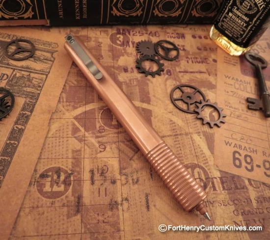 Darriel Caston - D Rocket Bolt Action Pen V2 - Solid Copper - Two Sizes - Image 7