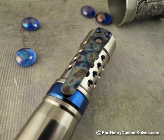 Barrel Flashlight - Custom M2JN Gen 3- Machine Finished Ti - #3/100 - Image 7