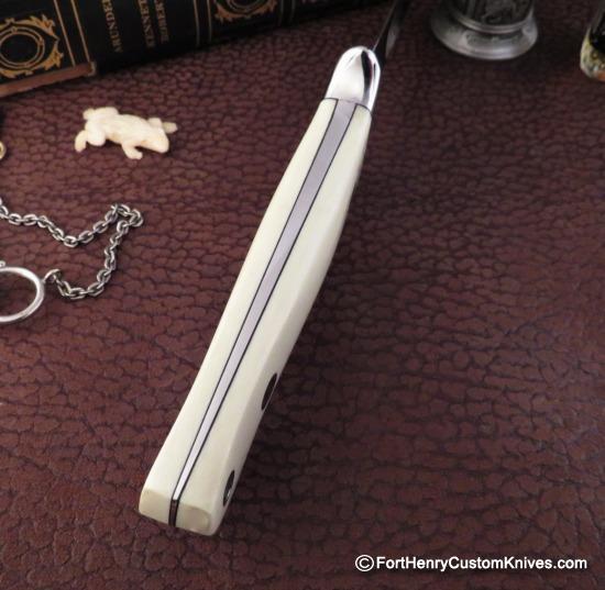 T.K. Steingass - Custom Loveless Boot Knife - Mirror Polished - Image 3