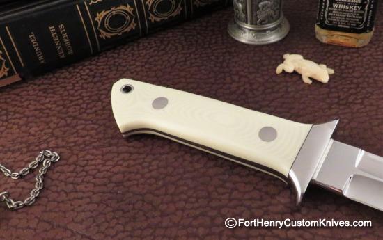 T.K. Steingass - Custom Loveless Boot Knife - Mirror Polished - Image 4