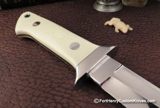 T.K. Steingass - Custom Loveless Boot Knife - Mirror Polished - Image 5