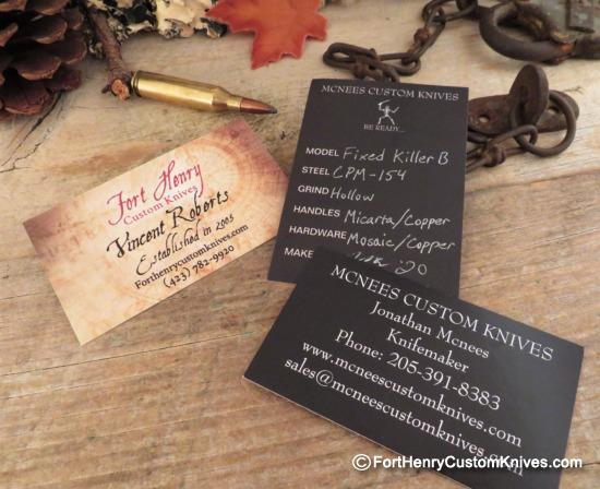 Mcnees Custom Knives - Custom Fixed Killer B - Image 7