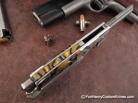 Andre de Villiers - Butcher DG - Gold Wave Kirinite - M390 - Image 3