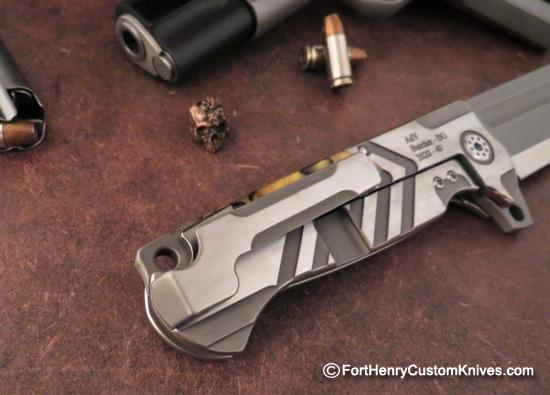 Andre de Villiers - Butcher DG - Gold Wave Kirinite - M390 - Image 4