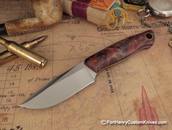Joshua Gallardo Knives -  Custom Pocket Buddy - Pres Grade Ironwood