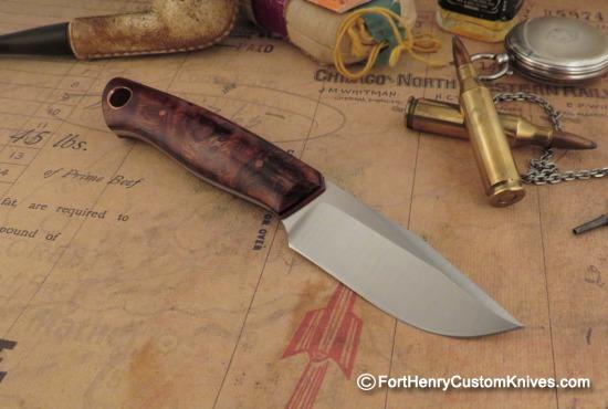 Joshua Gallardo Knives -  Custom Pocket Buddy - Pres Grade Ironwood - Image 5