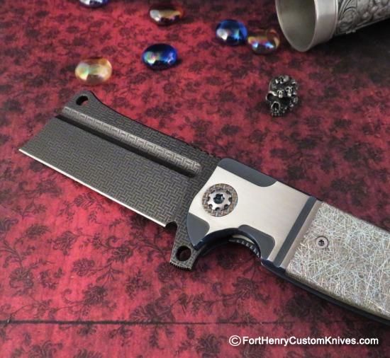 Andre de Villiers - Presentation Mini Cleaver - Holographic CF - S35VN - Image 3