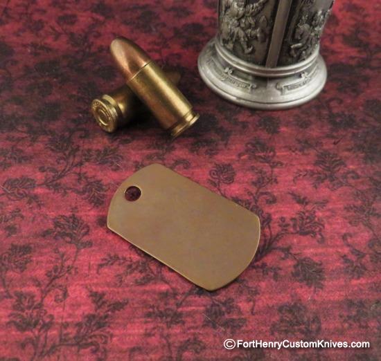 Steel Flame - Early Copper Dog Tag - 45 - Image 2