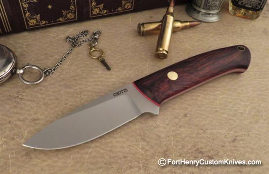 Dan Crotts - Custom Drop Point - Cocobolo - Elmax