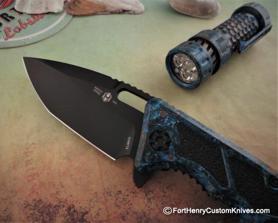 Heretic Knives - New Medusa Flipper & Mechforce Flashlight Set - Chemtina Finish - Image 7