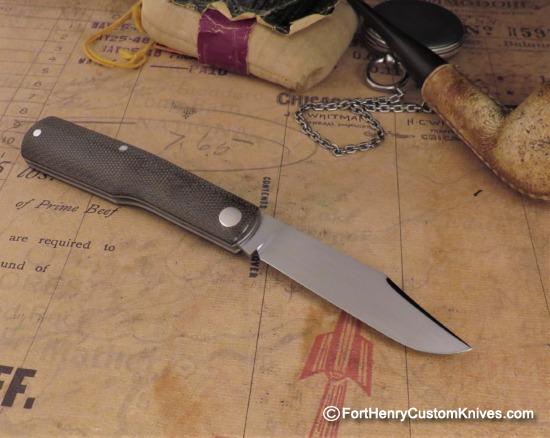 Thys Meades - Custom Gunstock Slipjoint - Image 5