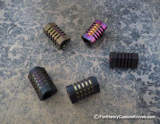 Ti_Gear_Design - Titanium "Radiator" Tri Lobe Bead - Choice