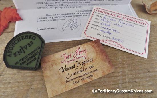 Aleksandr Afonchenko - Custom Hi Tech Puukko - M390 - Image 9