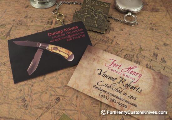 Jim Dunlap - Custom Lanny's Clip - Burlap Micarta - Image 6