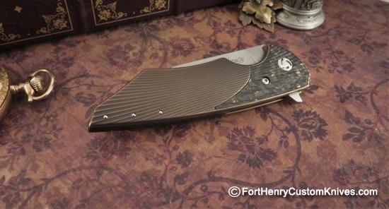 Bartosz Herman - Custom Vespertillio - M390 - Gold Strike Carbon Fiber - Image 2