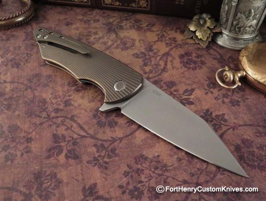 Bartosz Herman - Custom Vespertillio - M390 - Gold Strike Carbon Fiber - Image 6