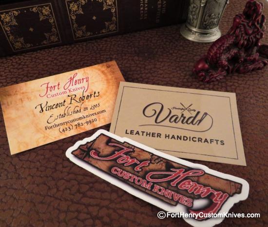 Vardi - Pirate Captain - Large Custom Leather Wallet - w/Chain - Image 5