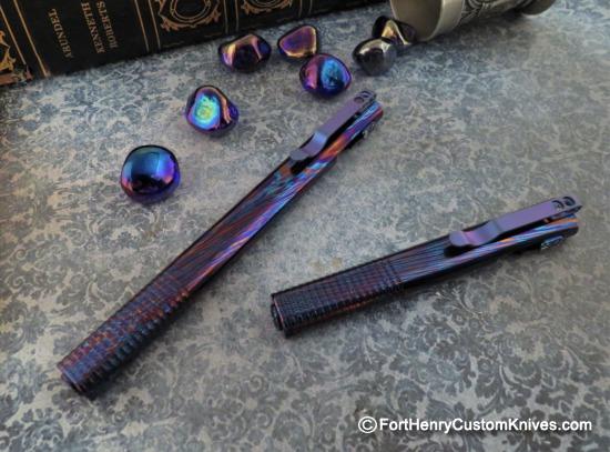 Darriel Caston - D Rocket Bolt Action Pen V2 - Timascus - Two Sizes