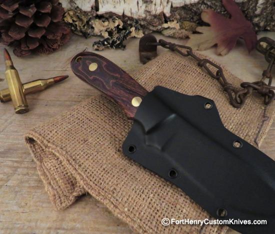 Bob Dozier - General Purpose Ironwood/Snakeskin Micarta - Image 6